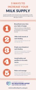 5 Ways to Increase Your Milk Supply